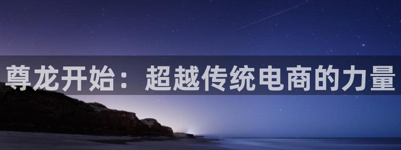 7790必发集团登录：尊龙开始：超越传统电商的力量